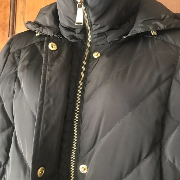 MICHAEL Michael Kors Brown Down Coat w/Detachable Hood Medium - Picture 7 of 14